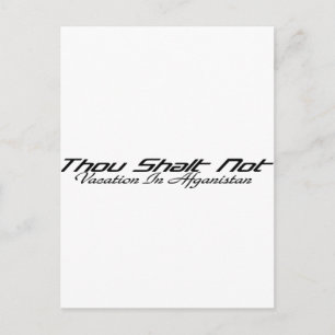 Afghanistan-Urlaub Postkarte