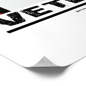 Afghanistan Veteran Adler 2 Poster (Ecke)
