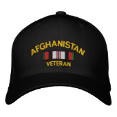 Afghanistan Veteran Bestickte Baseballkappe (Vorderseite)