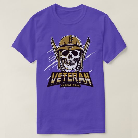 Afghanistan Veteran T-Shirt (Design vorne)