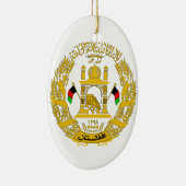 Afghanistan-Wappen Keramikornament (Rechts)