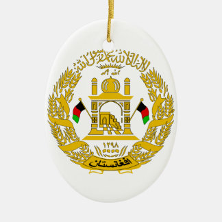Afghanistan-Wappen Keramikornament