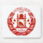Afghanistan-Wappen Mousepad (Vorne)