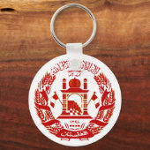 Afghanistan-Wappen Schlüsselanhänger (Vorderseite)