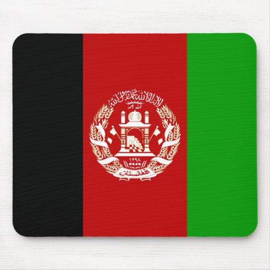 afghanistanisches Flaggenmousepad Mousepad (Vorne)