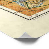 AfghanistanPanoramakarte Afghanistan Poster (Ecke)