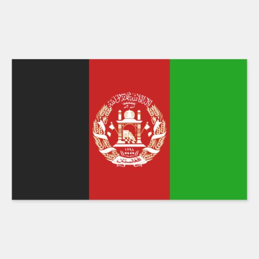 Afghista Flag Sticker (Vorderseite)