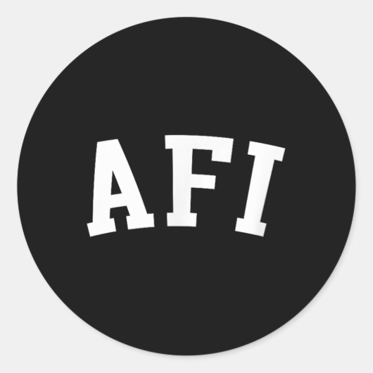 Afi _3 runder aufkleber (Vorderseite)
