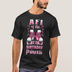 Afi of the Birthday Princess Roller Skate Skaten T-Shirt