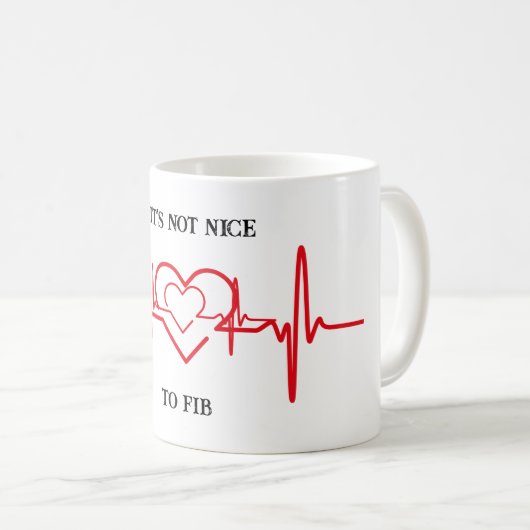 Afib Coffee Tasse (VorderseiteRechts)