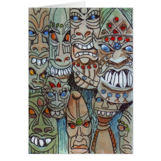 Afican Masken (Vorne)