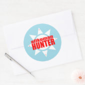 Afikoman Hunter Runder Aufkleber (Umschlag)
