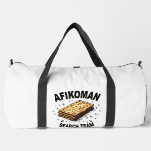 Afikoman-Suchteam Hanukkah Jüdische Lebensmittelli Duffle Bag