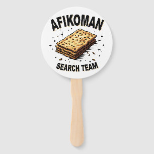 Afikoman-Suchteam Hanukkah Jüdische Lebensmittelli Fächer