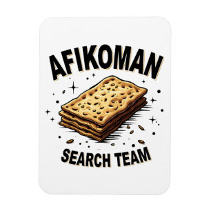 Afikoman-Suchteam Hanukkah Jüdische Lebensmittelli Magnet
