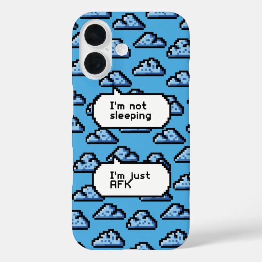 AFK Clouds - Retro Pixel Phone Case-Mate iPhone Hülle (Rückseite)