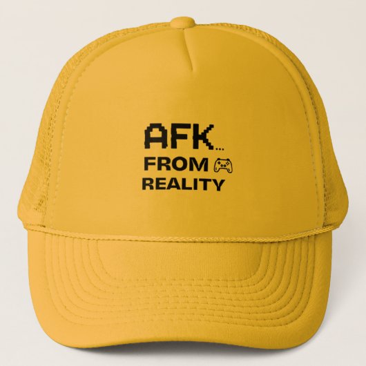 AFK from realiy cool and funny Truckerkappe (Vorderseite)