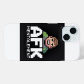 AFK Mental Chibi Gamer Pixel Art Case-Mate iPhone Hülle (Rückseite (Horizontal))