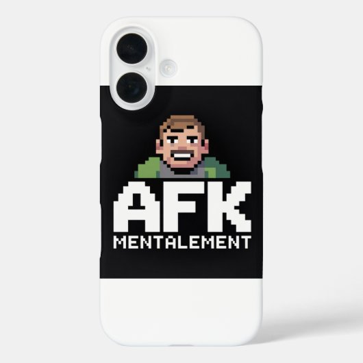 AFK Mental Chibi Gamer Pixel Art Case-Mate iPhone Hülle (Rückseite)