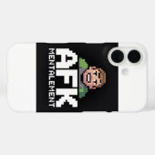 AFK Mental Chibi Gamer Pixel Art Case-Mate iPhone Hülle (Rückseite (Horizontal))