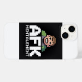AFK Mental Chibi Gamer Pixel Art Case-Mate iPhone Hülle (Rückseite (Horizontal))