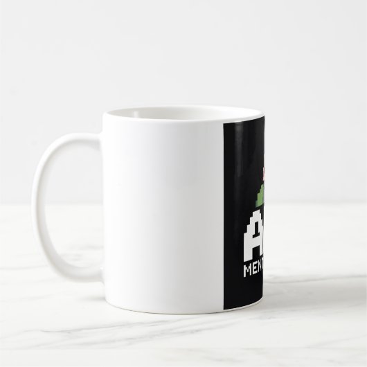 AFK Mental Chibi Gamer Pixel Art Kaffeetasse (Links)