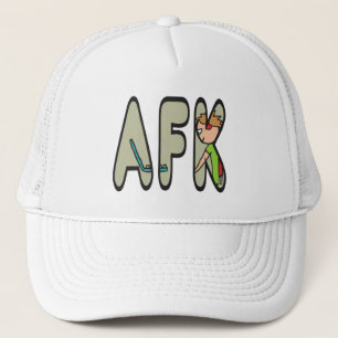 AFK weg von der Tastatur Truckerkappe