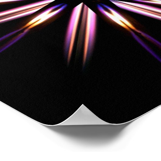 Aflamme Canvas Print Poster (Ecke)