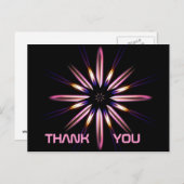 Aflamme Vielen Dank Postcard Postkarte (Vorne/Hinten)