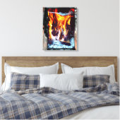 AflFlamme Leinwanddruck (Insitu (Schlafzimmer))