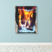AflFlamme Leinwanddruck (Insitu (Holzboden))