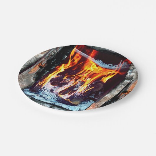 AflFlamme Pappteller (Schrägansicht)