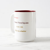 Afonso Henriques Tasse (Vorderseite Links)