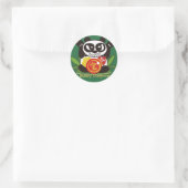 AFP Glücksgott Runder Aufkleber (Tasche)