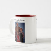 AFP Osh Kosh Kaffee-Tasse Zweifarbige Tasse (Vorderseite Links)