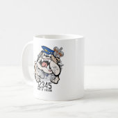 AFP TAT Polizei-verärgerte Hundekaffee-Tasse Kaffeetasse (Vorderseite Links)