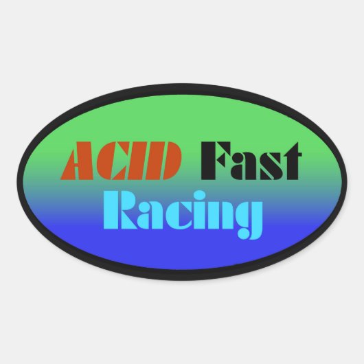 AFR SuperSticker Ovaler Aufkleber (Vorderseite)