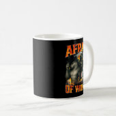 Afraid Of Women Funny Alpha Wolf Meme Cringe Men D Kaffeetasse (VorderseiteRechts)