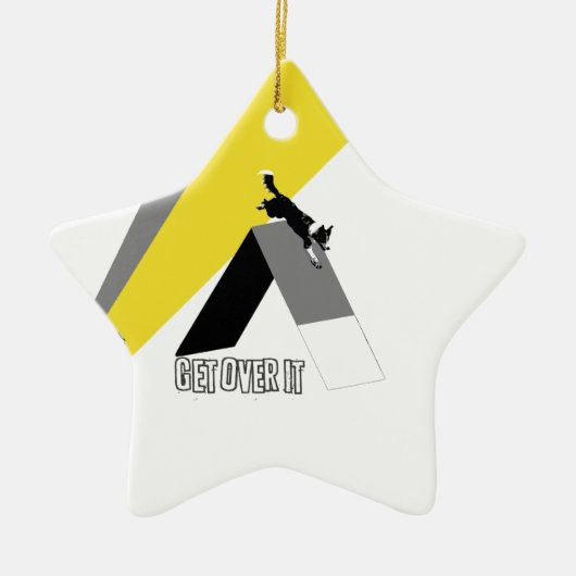 Aframe Verzierung Keramikornament (Vorne)