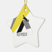 Aframe Verzierung Keramikornament (Links)