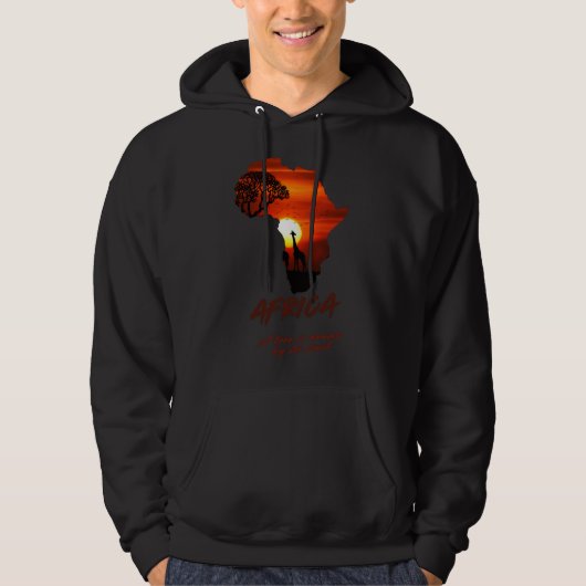 Africa - A tree is known by its fruit.  Hoodie (Vorderseite)