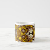 Africa Abstrakt Art Pattern Espressotasse (Vorderseite)