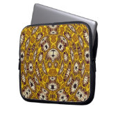 Africa Abstrakt Art Pattern Laptopschutzhülle (Vorderseite Links)