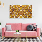 Africa Abstrakt Art Pattern Leinwanddruck (Insitu (Wohnzimmer))