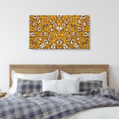 Africa Abstrakt Art Pattern Leinwanddruck (Insitu (Schlafzimmer))