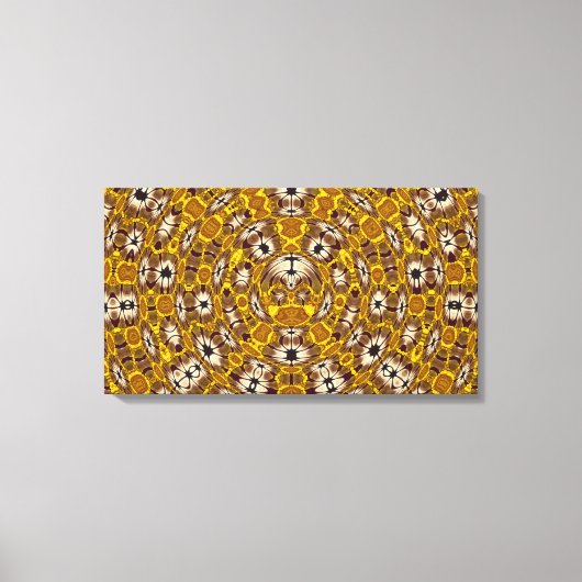Africa Abstrakt Art Pattern Leinwanddruck (Vorderseite)