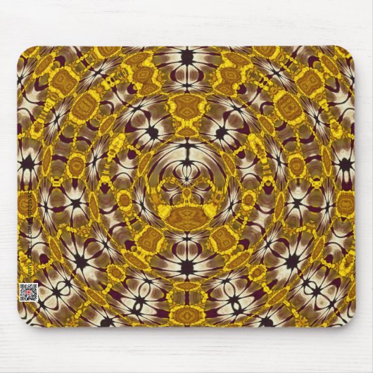 Africa Abstrakt Art Pattern Mousepad (Vorne)