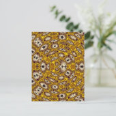 Africa Abstrakt Art Pattern Postkarte (Stehend Vorderseite)