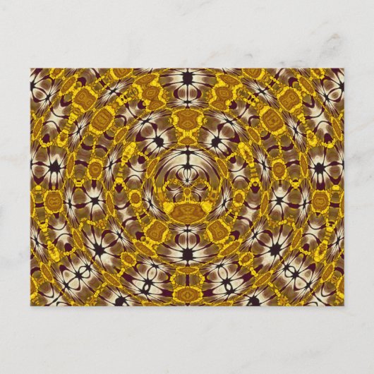 Africa Abstrakt Art Pattern Postkarte (Vorderseite)