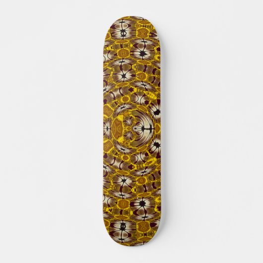 Africa Abstrakt Art Pattern Skateboard (Vorne)